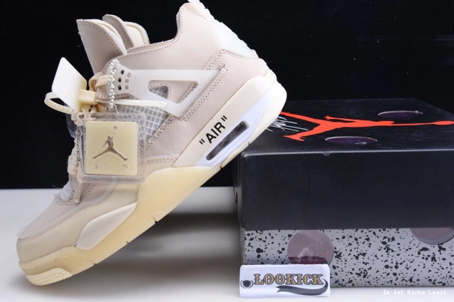 Off-White Sail Jordan CV9388-100 x Air 4 0725